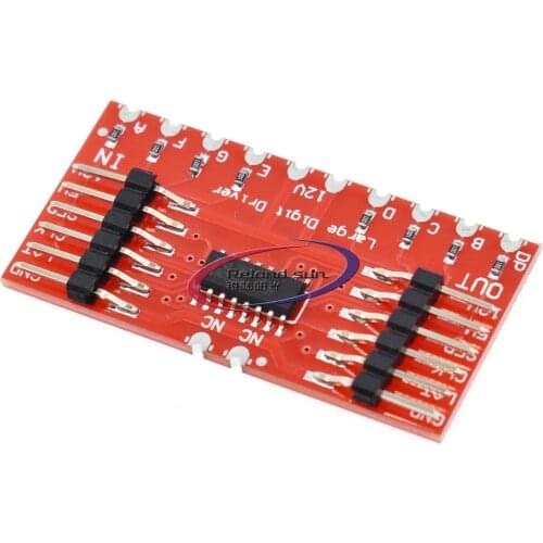 TPIC6C596 8 bit shift register displays 7-segment 7 segment digital tube