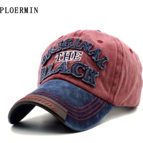 Sand Washed 100% Cotton Baseball Cap Hat For Women Men Vintage Dad Hat Embroidery Letter Outdoor Sports Caps