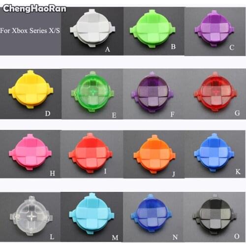 ChengHaoRan For Xbox Series X/S Plastic thumbstick sticks analog Cross Buttons wired wireless controller joystick 15 colors 1pcs