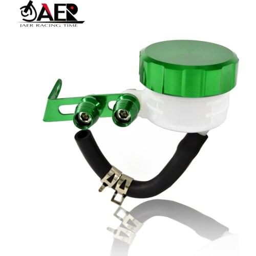 JAER CNC Universal Front Brake Clutch Tank Motorcycle Fluid Reservoir Oil Cup for Kawasaki Z650 Z750 Z800 Z900 Z1000 ER6F ER6N