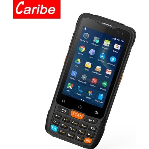 CARIBE Android PDA Rugged 4G Barcode Reader Quad Core 2GB+16GB WiFi RFID GPS