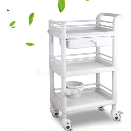 Beauty stroller beauty salon stroller small bubble instrument European hairdressing manicure multi-function mobile tool cart