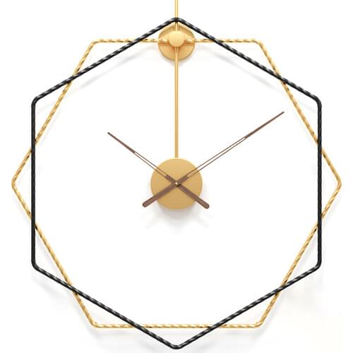 Nordic Luxury Wall Clock Spanish Metal Silent Clocks Wall Home Deocr Creative Modern Watch House Decoration Living Room Gift