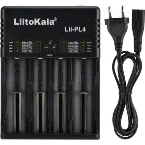 NEW LiitoKala lii-PL4 1.2V 3.7V 3.2V 3.85V A/AAA 18650 18350 26650 10440 14500 16340 NiMH battery smart charger