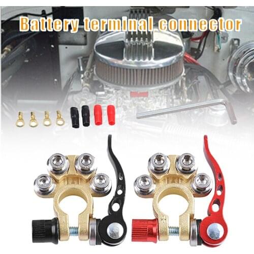 New Battery Terminal Connector Multifunctional Heavy Duty Battery Terminal Replacement Accessories Easy Installation