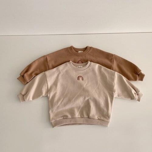 HITOMAGIC 2020 Spring Autumn Winter Clothes Girls Boys Children Clothing Cotton Toddler Boy T-Shirt Soft Cute Sweater