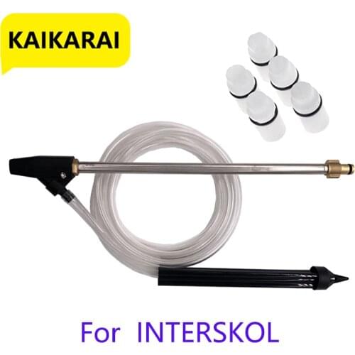 High Pressure Washer G1/4"F Sand Blasting Hose Quick Connect For Interskol Washer With Ceramic Nozzle