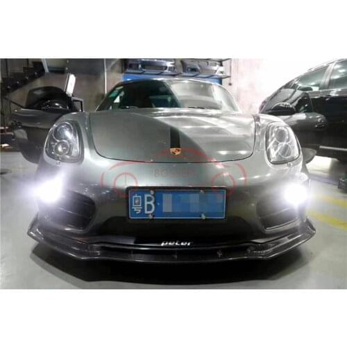 Suitable for 13-15 Porsche Cayman 981 carbon fiber, eyebrow, headlight trim frame, trim cover auto parts, body kit
