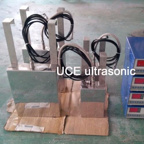 Ultrasonic cleaning submersible box 28khz submersible ultrasonic cleaning transducer and generator 1000Watt