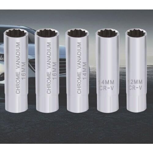 Drive Spark Plug Socket for CR-V 12-Point Compatible with BMW mini Mercedes M156 Citroen Peugeot 207 / 307