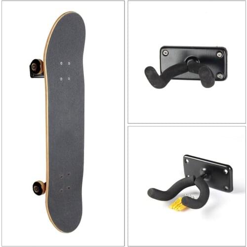 Durable Wall Mount Skateboard Deck Display Wall Mount Horizontal Hanger Rack Stable and Sturdy Longboard Storage Display Rack