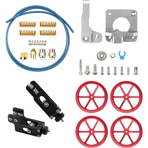 1 Set Extruder&XY Axis Synchronous Stretch Belt Timing Belt&Nut Upgrade Kit for Ender 3/3 Pro/5/CR-10/10S/S4 Printer Spare Parts