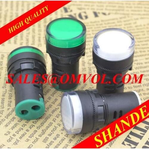 SHANDE 22mm led Indicator lamp blue green red white yellow pilot lamp