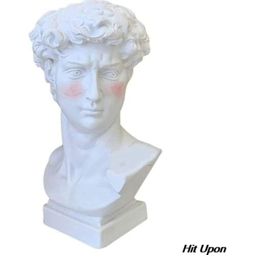 2021 Modern Nordic Style Creative Portrait Vase Human Head Flower Vases Decorative Ornaments Resin David Home Flowers Art Decor