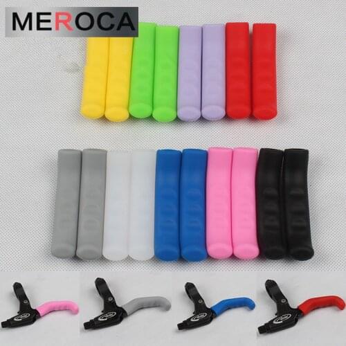 MTB Mountain Road Folding Fixed Gear Bike Bicycle V Brake Hand Levers silicone Silica gel protector sleeves cover