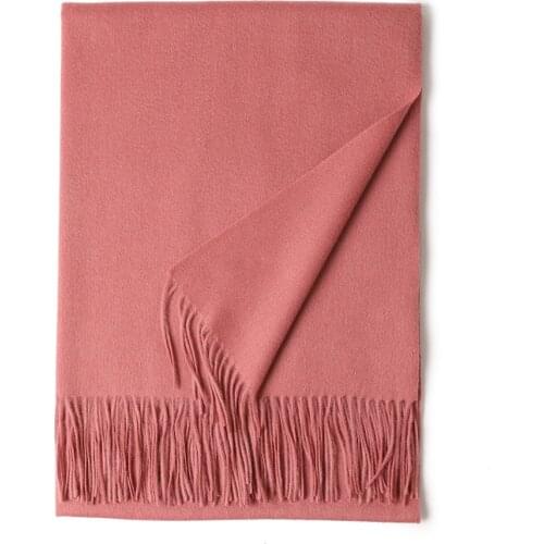 Winter Cashmere Scarf Women Thick Warm Shawls Wraps Lady Solid Scarves Fashion Tassels Pashmina Blanket quality 2021 New