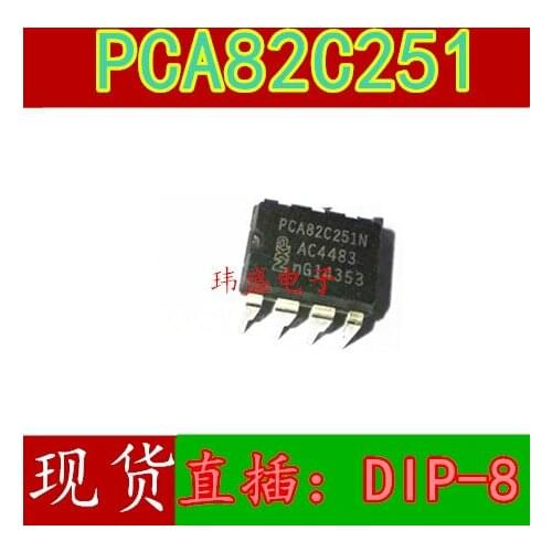 10pcs PCA82C251N PCA82C251 DIP-8
