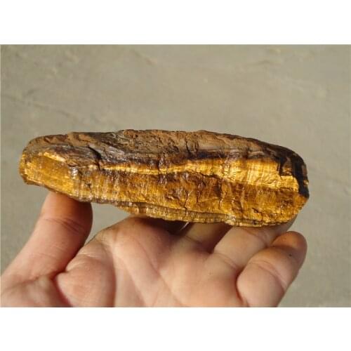 240g natural yellow tiger eye ore rough stone point ore energy mineral specimens LA1232