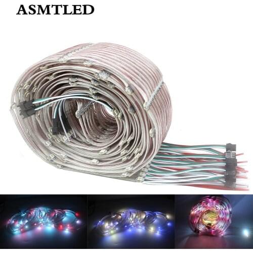 50-500pcs DC5V WS2812B Pre-soldered on Heatsink 5050 RGB Addressable LED Module Strip Light WS2812 IC Pixel LED Module String