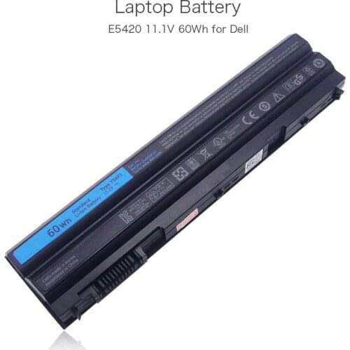 11.1V 60Wh Korea Cell Laptop Battery for Dell Latitude E6420 E6430 E6520 E6530 E5420 E5430 E5520 E5530 N3X1D T54FJ Notebook