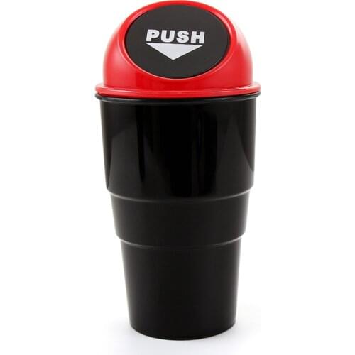 Car Dustbin Mini Office Home Auto Car Waste Trash Rubbish Bin Can Garbage Dust Case Holder Fashion Car Dustbins Storage Bucket