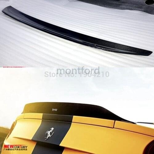 Car Styling Carbon Fiber Modified Rear Roof Spoiler Tail Trunk Boot Wing For Ferrari 12 SPIDER 2011 2012 2013 2014