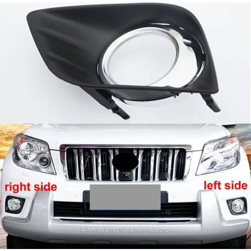 For Toyota Prado 2700 4000 2010 2011 2012 2013 Fog Lamp Shell Front Bumper Grille Driving Lamp Cover Fog Light Cover