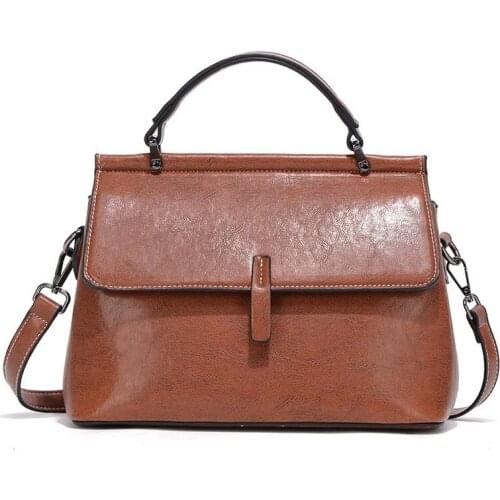 Womens Designer Luxury Shoulder Messenger Bag Fashion New High Quality PU Leather Handbags Retro Crossbody Bag Purse Casual Bag