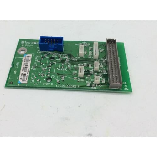 For HP DesignJet 800 500- Interconnect PCA Board- P/N: C7769-20042A- USED printer parts