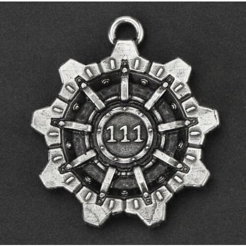 EYHIM Fallout Shelter Necklace Pendant Fashion Punk Key Chain Men Pendants Jewelry