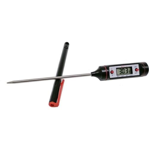 Thermometer Kitchen Food Thermometer Barbecue Insert Probe Bimetal Digital Display Electronic Pen Milk Thermometer