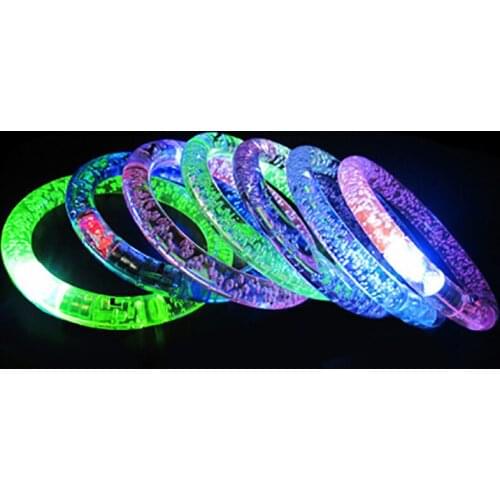 Hot childrens luminous bracelet Creative outdoor shiny toys LED lighting Boys and girls festival Party Concert venue party supp