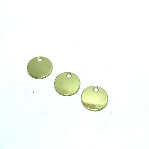 Customize Logo Plate Tag Metal Blank Tag Bag Hardware