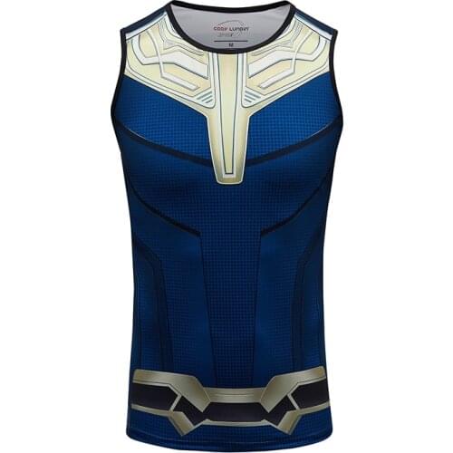 Cody Lundin Men Digital Printing Vest Fashion Breathable Muscle Fitness Tank Tops Workout