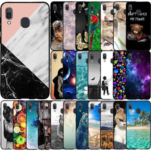 Soft Silicone Case For Samsung Galaxy A20 Case Full Protective Soft Tpu Cute Bumper Back Cover Phone Case For Samsung A30 Coque