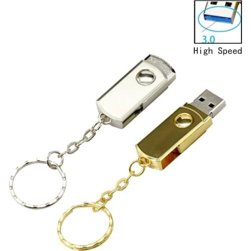 Metal High Speed USB 3.0 Flash Drive Mini Pen Drive 64GB 32GB PenDrive 16GB 8GB USB Stick 4GB Gift Real Capacity