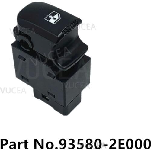 Plastic Single Power Window Lifter Switch For Hyundai Tucson 2005-10 93580-2E000