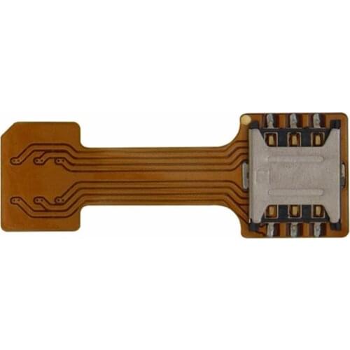 Practical Universal Hybrid SIM Card Slot Dual SIM Card Adapter Micro Extender Nano to Nano for Android Phone