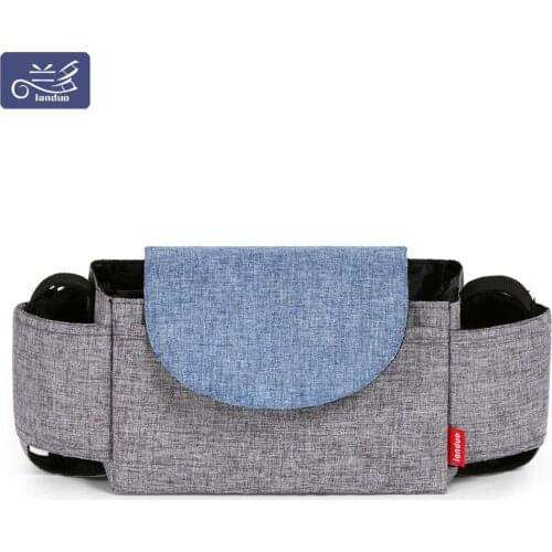 LAND Baby Stroller Storage bag Organizer Portable Baby Carriage Hanging Accessories Bags Multi-function Stroller Bag MPB29