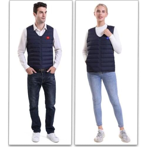 USB Smart Electric Heating Vest Electric Heating Clothing Cotton Vest Electric Heating Warm Vest Couple Jacket Electric