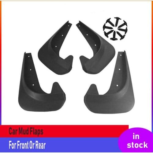 Universal Car Mud Flaps Splash Guards For Front Or Rear Auto Accessories Mudguard Fender Mudflaps 4PCS Auto Replacement Parts