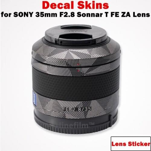 FE35 f2.8 Len Premium Skin for Sony 35mm F2.8 Sonnar T FE ZA Lens Protector Anti-scratch Cover Film Sticker