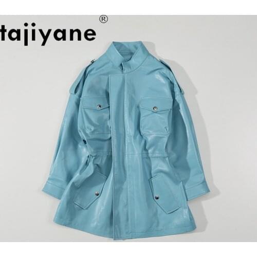 Tajiyane 2021 Women Korean Autumn Clothes Genuine Leather Coats Woman Real Sheepskin Jackets Super Quality Mujer Chaqueta TN2076