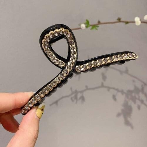 Women Vintage Baroque Pearl Hairpin Ladies Rhinestone Hair Clip Korean Hair Accessories