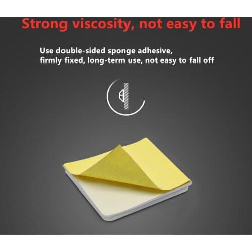 20pcs 40*40 Adhesive Self-adhesive Tie Mounts Beam Line Card Cable Management Clip Wiring Accessories Sucker type locating piece