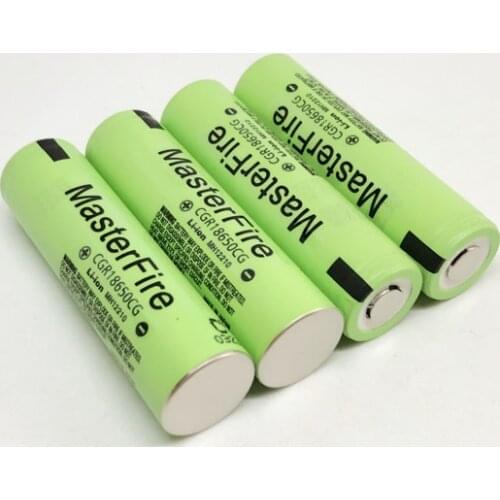 MasterFire Original CGR18650CG 18650 3.7V 2250mAh Rechargeable Battery Lithium Batteries Cell For Panasonic
