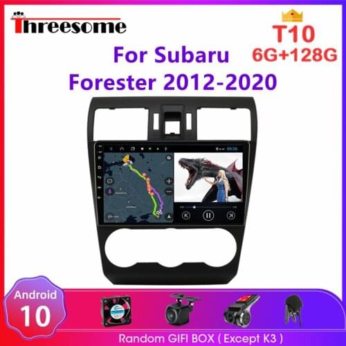 9" Android 10.0 2Din Car Radio Multimedia Player For Subaru Forester XV WRX 2012-2015 2016-2020 GPS Navigation RDS DSP Head Unit