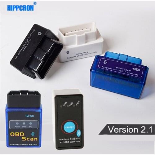 Hippcron Bluetooth MINI V2.1 V1.5 OBD2 (Without DISC) / OBDII for Android Car Code Scanner