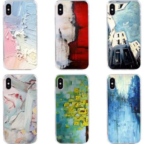 96H Art Oil Painting Graffiti Pattern inked printed Soft Silicone Tpu Cover phone Case for iphone 5 5s se X XR XS Max case