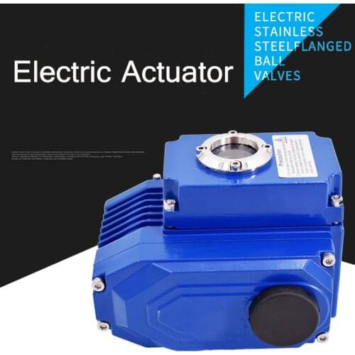 YUNLINLI 220V Electric Actuator Machine Electric Stainless Steelflanged Ball Valves Aluminum Shell 10